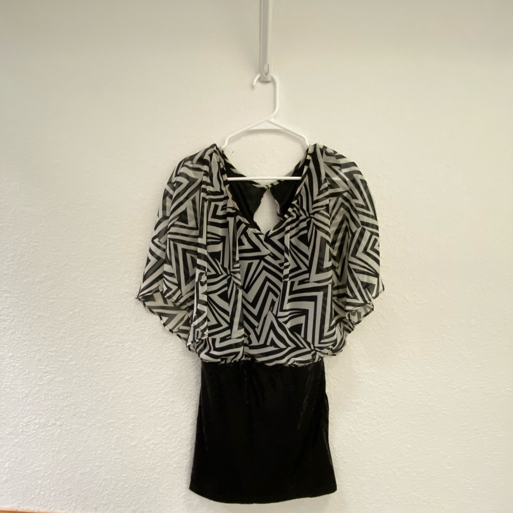Women’s small zebra & sequins maxi dress